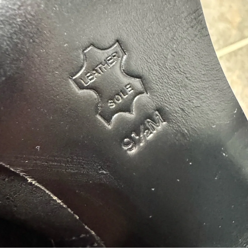 Tory Burch Kayden Buckle Strap Leather Ankle Boots Black 9.5